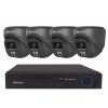 Securia Pro kamerový systém NVR4CHV5S-B DOME smart, černý