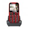 Mobilní telefon Evolveo EasyPhone XD se stojánkem, červená