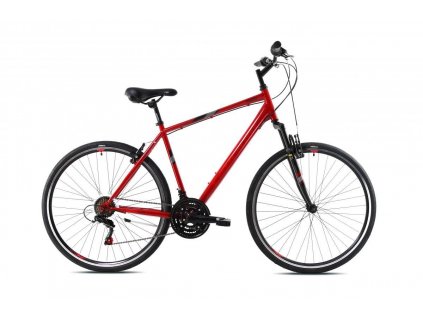 Trekový bicykel Capriolo SUNRISE MAN TREK, 28"/22" bordo-červené