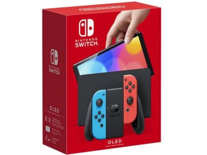 Herná konzola Nintendo Switch, Neon Red&Blue Joy-Con (OLED)