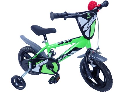 Detský bicykel Dino Bikes 412UL zelené 12" chlapčenské