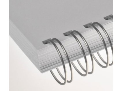 Viazací chrbát RENZ kovový (2/1") A4 průměr 8mm stříbrný 100ks