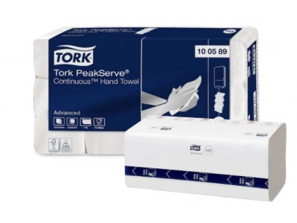 Uteráky Tork papierové nadväzujúce PeakServe® biela H5 3240ks - 1krt