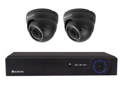 Securia Pro IP kamerový systém 8MPx NVR2CHV8-B DOME