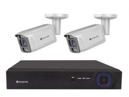 Securia Pro IP kamerový systém NVR2CHV5S-W smart, biely