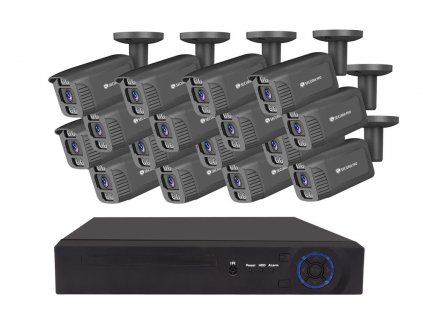 Securia Pro IP kamerový systém NVR16CHV5S-B smart, čierny
