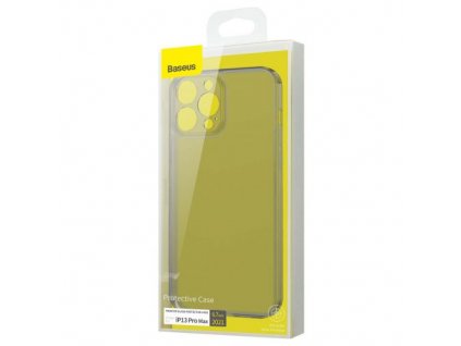 Baseus iPhone 13 Pro Max case Frosted Glass Protective čierna (ARWS000501)