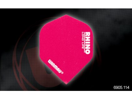 Letky na šípky Winmau RHINO extra hrubé, ružové