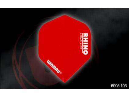 Letky na šípky Winmau RHINO extra hrubé, červené