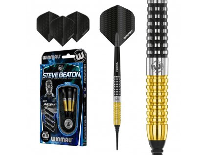 Šípky Winmau soft Steve Beaton 20g, special edition, 90% wolfram