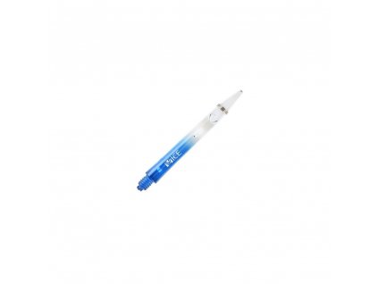 Násadky na šípky ONE80 Proplast Vice dlhé modré priehľadné, 48mm