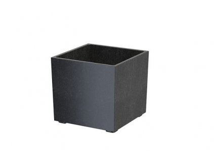 Granisil granitový květináč KUBI 30 cm Čierny