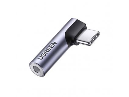 Audio adapter UGREEN AV154 USB-C to mini jack 3.5mm (gray)