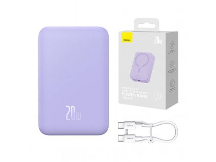 Powerbank Baseus Magnetic Mini 20000mAh 20W MagSafe (purple)