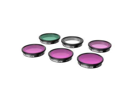 Set of 6 filters MCUV+CPL+ND4+ND8+ND16+ND32 Sunnylife for Insta360 GO 3/2