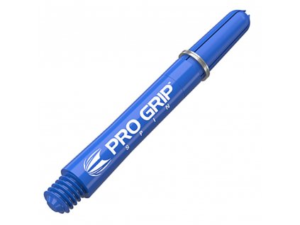 Násadky na šípky TARGET Pro Grip Spin stredné 41mm, modré, 9 ks