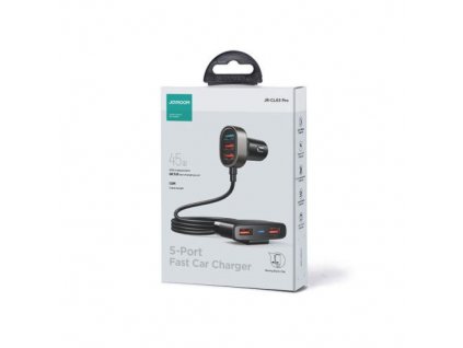 Joyroom Car Charger 5-in-1, U+U+U+U+U 45W, čierna (JR-CL03-PRO)