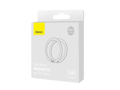 Baseus Magnetic Tool Halo Series Magnetic ring (2 pcs / package) Silver (PCCH000012)