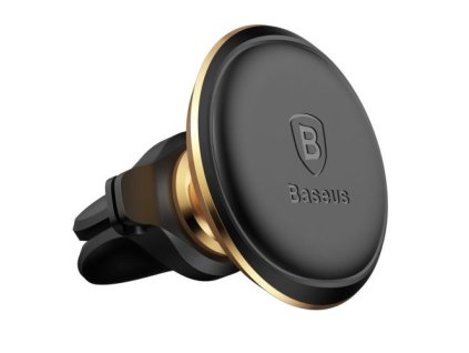 Baseus Car Mount Magnetic Car Air vent Phone Holder, Gold (SUGX020015)