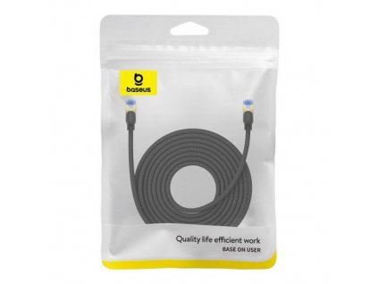 Baseus Network Cable High Speed (CAT7) of RJ45 (braided cable) 10 Gbps, 10m, čierna (B0013320B111-07)