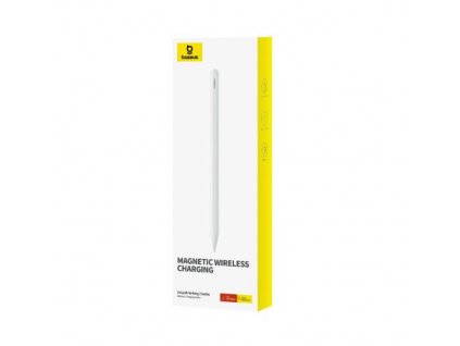 Baseus Tablet Tool Pen Smooth Writing 2 bezdrôtový Charging with LED Indicator + Active Replaceable Tip for iPad, biela (P80015803213-00)