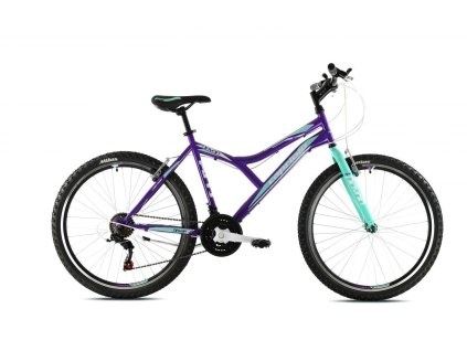 Horský bicykel Capriolo DIAVOLO DX 600 26"/18HT fialovo tyrkysové 17"