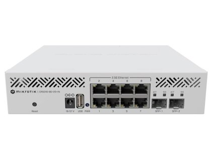 Switch Mikrotik CRS310-8G+2S+IN 8x 2,5GLan + 2x SFP+, ROS L5
