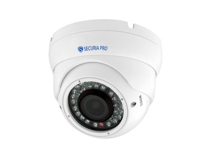 Securia Pro IP kamera 5MP POE 2.8-12mm dome N369LZ-500W-W