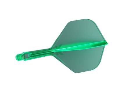 Target K-Flex zelené, No2 letky a krátke násadky na šípky