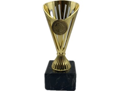 Atomia Šípkarská trofej - zlatý pohár, 19cm vysoká