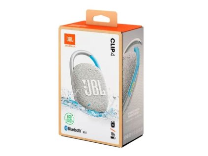 JBL CLIP 4 Bluetooth bezdrôtový reproduktor Eco biela EU