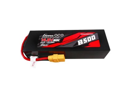 Gens ace G-Tech 8500mAh 14.8V 60C 4S1P Lipo Battery Pack PC Material Case with XT90 plug