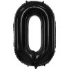foliovy balon cislo 0 cierny 86cm 600x600