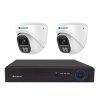 Securia Pro IP kamerový systém NVR2CHV4S-W DOME smart, biely