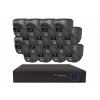 Securia Pro kamerový systém NVR16CHV4S-B DOME smart, čierny