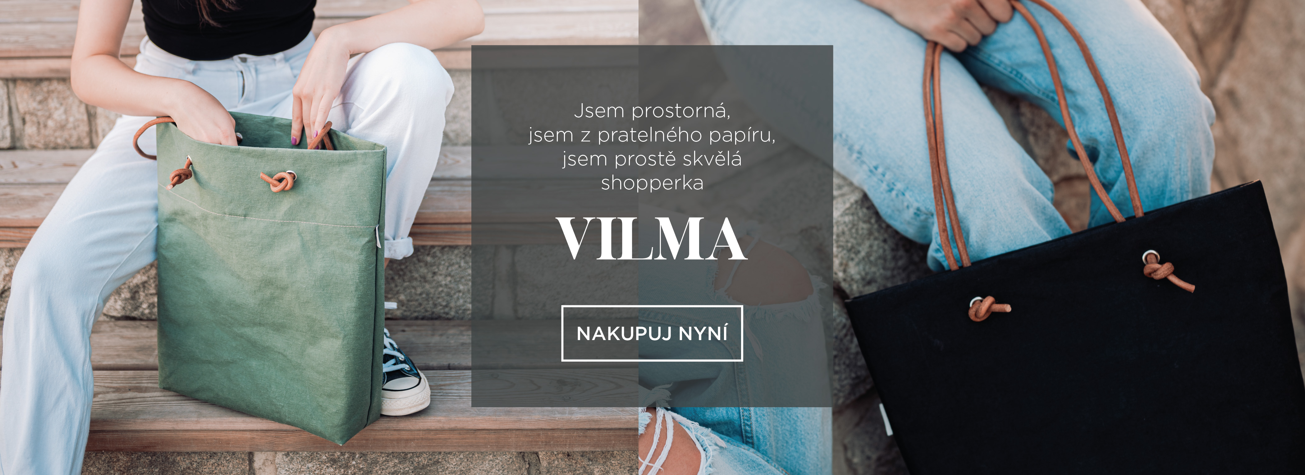 Kabelka Vilma z pratelného papíru