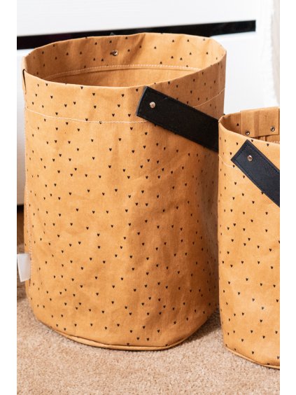 BOX NA HRAČKY KYBLÍK bronze srdíčka 6