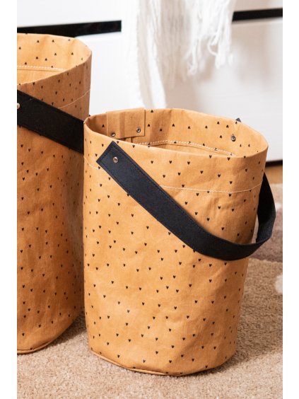 BOX NA HRAČKY KYBLÍK bronze srdíčka 5