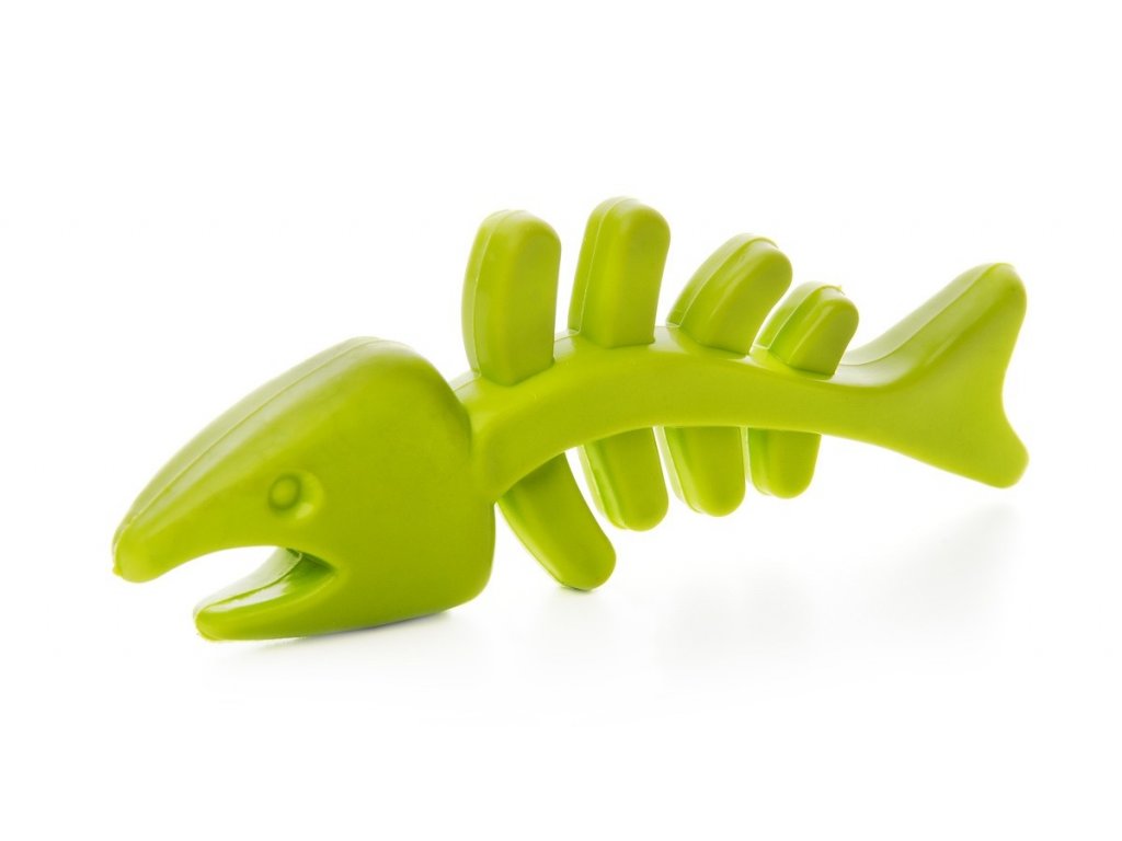 Zelená TPR rybia kosť 13 cm