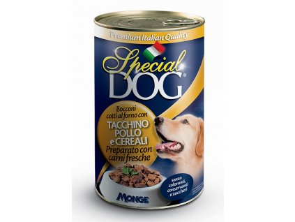 special dog cane umido senza carni bovine bocconi con tacchino pollo e cereali