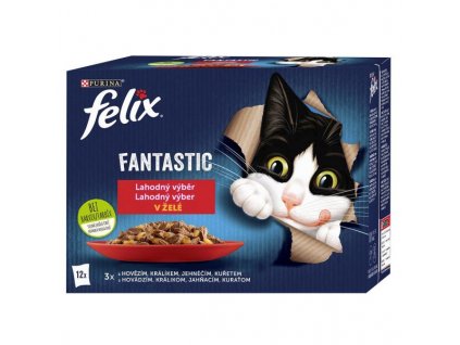 kapsicky felix fantastic lahodny vyber s kuratom s hovadzim s kralikom s jahnacim 12 x 85 g
