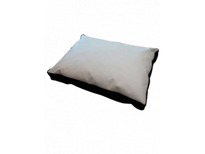 Vankúš pre psa stredný s odnímateľným poťahom sivý 60x80cm