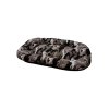 Oválny vankúš pre psov velkosť č. 7 maskáčová sivá/čierna 90x57x11cm
