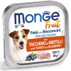 monge cane umido fruit paté e bocconcini con tacchino e mirtilli