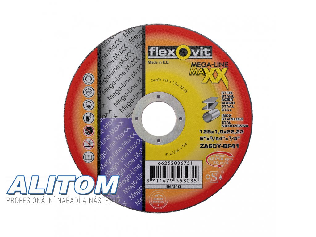 Flexovit MAXX 125mm Thin wheel Type 41 113746