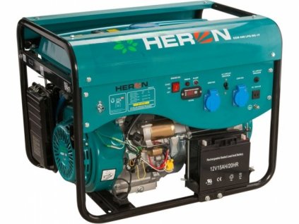 Elektrocentrála benzínová a plynová HERON LPGG 50 13HP/5,0kW