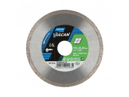 70184625179 Blades Norton Vulcan VULCAN TILE 115x22.23 5x1.7 150581