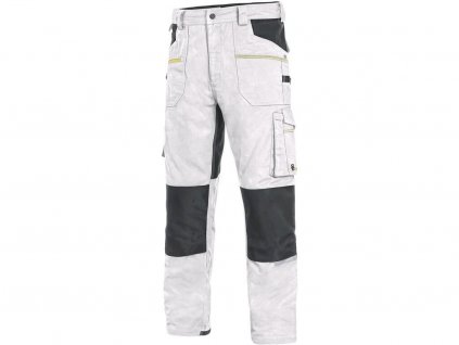 Pánské kalhoty CXS STRETCH, bílo-šedé