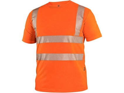 Pánské tričko CXS BANGOR, výstražné, oranžové