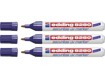 UV popisovač, Průmyslový popisovač edding 8280 Ultrafialový 10ks
